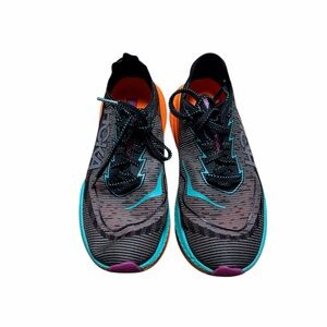 Hoka Dynamic Black and Teal Sneakers